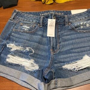 American Eagle Tom Girl jean shorts